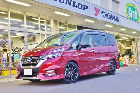 最速っ ! ! 新型GFC２７セレナをブリッツ車高調でローダウン | 厚木店