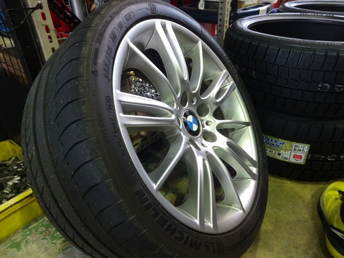 BMW 3シリーズ☆E92にスタッドレスタイヤ☆225/40Ｒ18・255/35Ｒ18