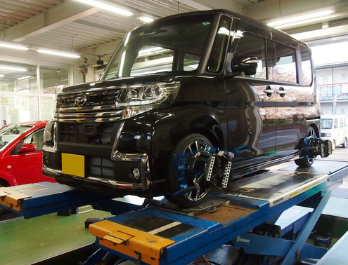 タント タントカスタム タントクレンツェ クレンツェアクエルド タント車高調 アライメント