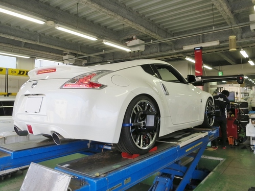 Z34アライメント中