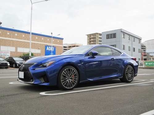 レクサスRC-F ローダウン前