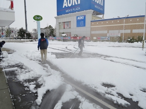 名古屋　積雪