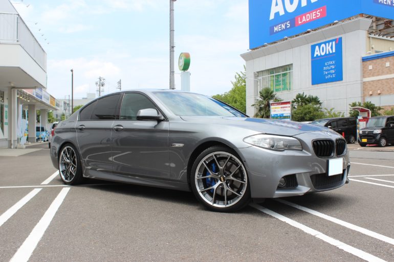 BMW F10にBBS RI-S 20インチをインストール。 | | 店舗ブログ | タイヤ＆ホイールの専門店「クラフト」