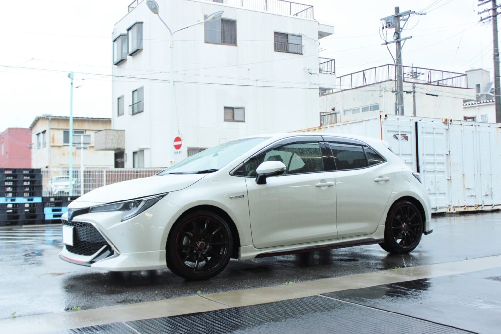 TOYOTA カローラスポーツをダウンサスでローダウン！！ | | 店舗ブログ