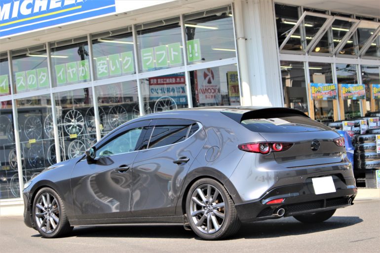 MAZDA3 ファストバックに車高調を装着すると。。。 | 厚木店 | 店舗