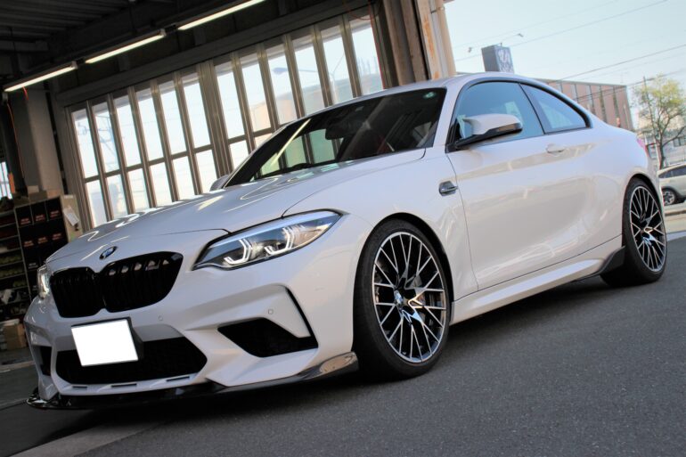 BMW M2(F87)×VOLK G025 前後FACE-4サイズで圧巻のコンケイブをGET