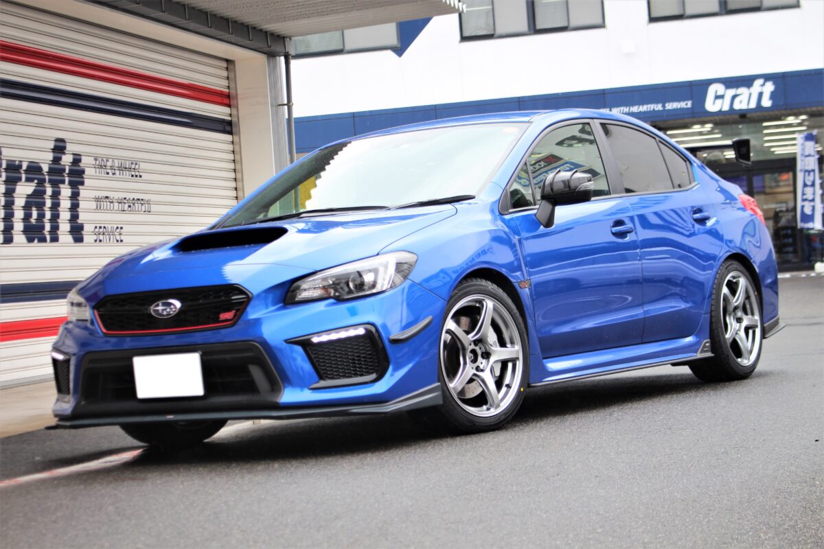 限定車 WRX STI タイプRA-Rの冬。WORK エモーションT5R 18インチで