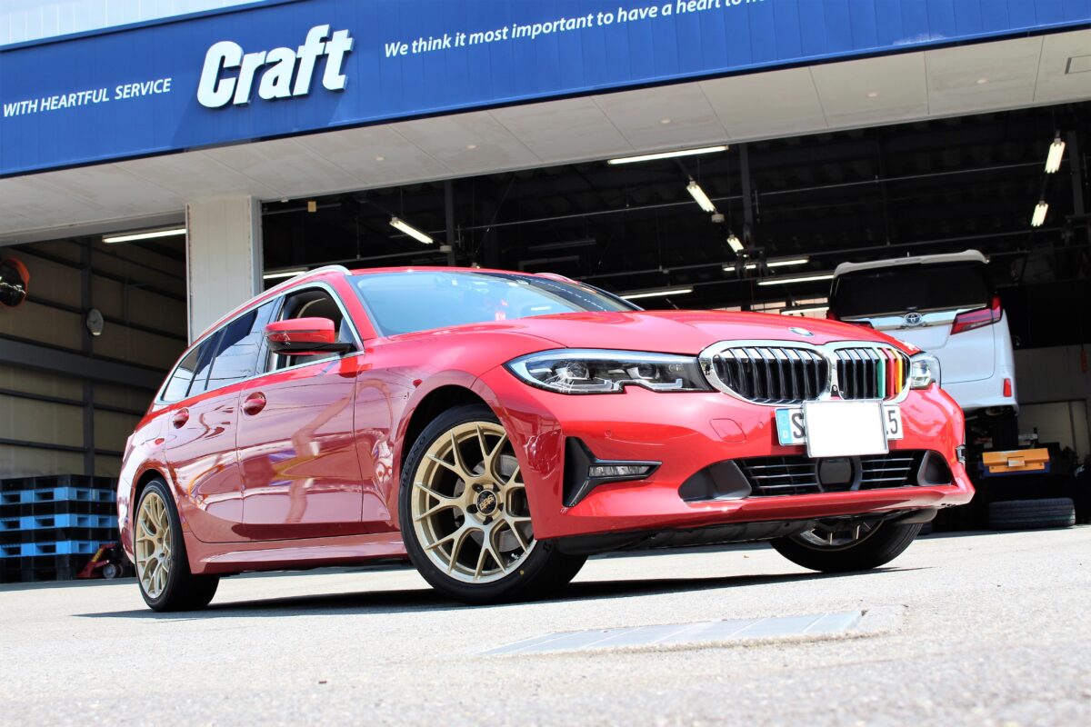 ＢＭＷ 3 シリーズ Ｇ21にＢＢＳ ＲＥ-Ｖ7 18インチを装着！ | 相模原 