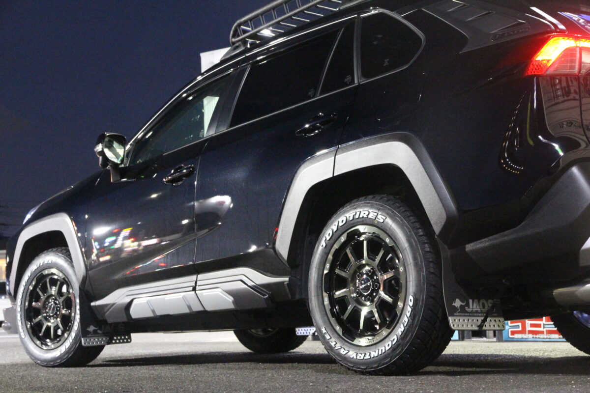 RAV4アドベンチャーに4×4カスタムの名門【JAOS ADAMAS BL5】と【TOYO