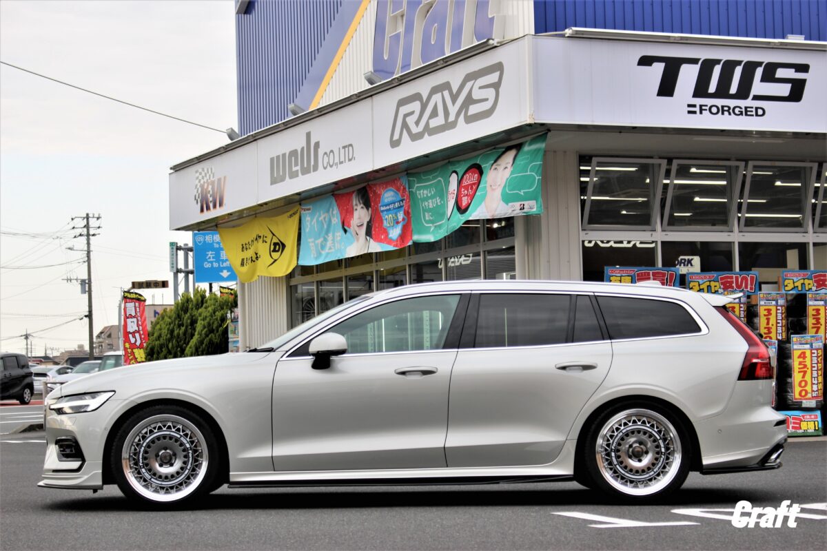 SSR フォーミュラエアロメッシュ をVOLVO V60へ装着！！ | 厚木店 | 店舗ブログ | タイヤ＆ホイールの専門店「クラフト」