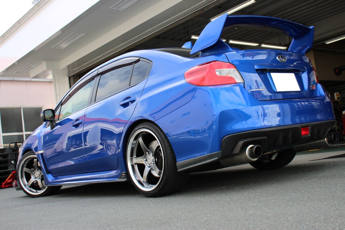 VAB WRX STI】憧れのADVAN GT！9.5J×19inchで装着！ | 浜松店 | 店舗