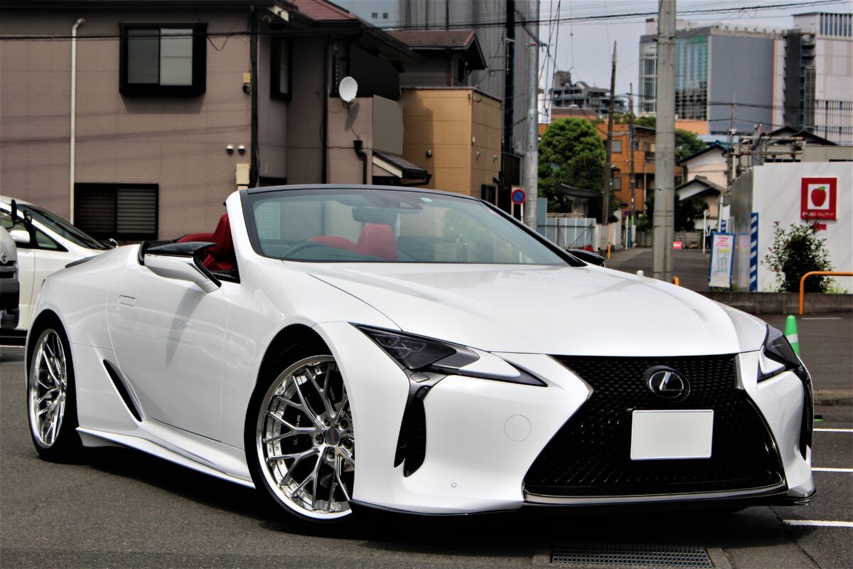 LC500コンバーチブル。MSレーシングマフラー・RSR Ti2000でローダウン！ | 相模原店 | 店舗ブログ |  タイヤ＆ホイールの専門店「クラフト」