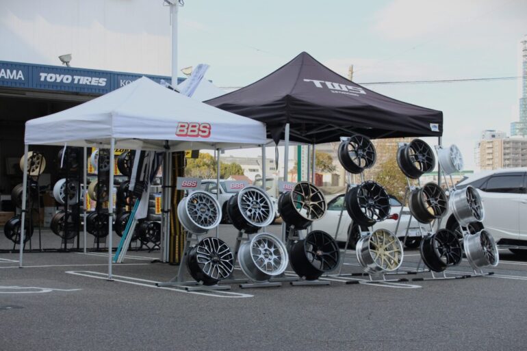 BBS　ホイール展示　RI-A　RI-S　RI-D　鍛造　ホイール　BBS　展示　